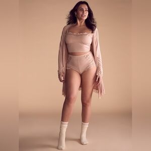 Victoria's Secret Modal Soft & Lace Trim Shorts LARGE